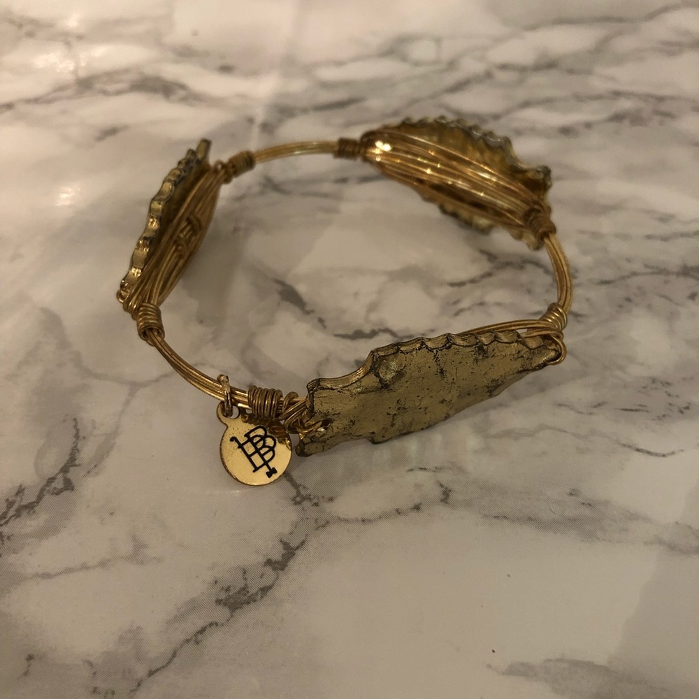Bourbon & Bowties gold arrowhead bracelet bangle